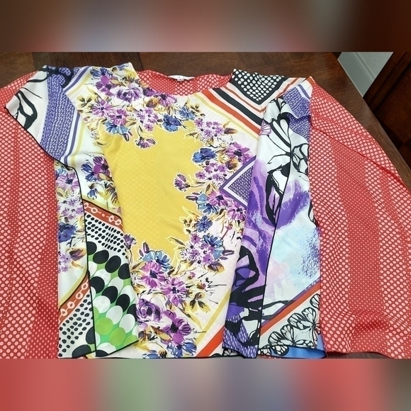 Cabi Women's Silk Artist Butterfly Print Kimono Top Size Small Style 345 - Picture 3 of 10